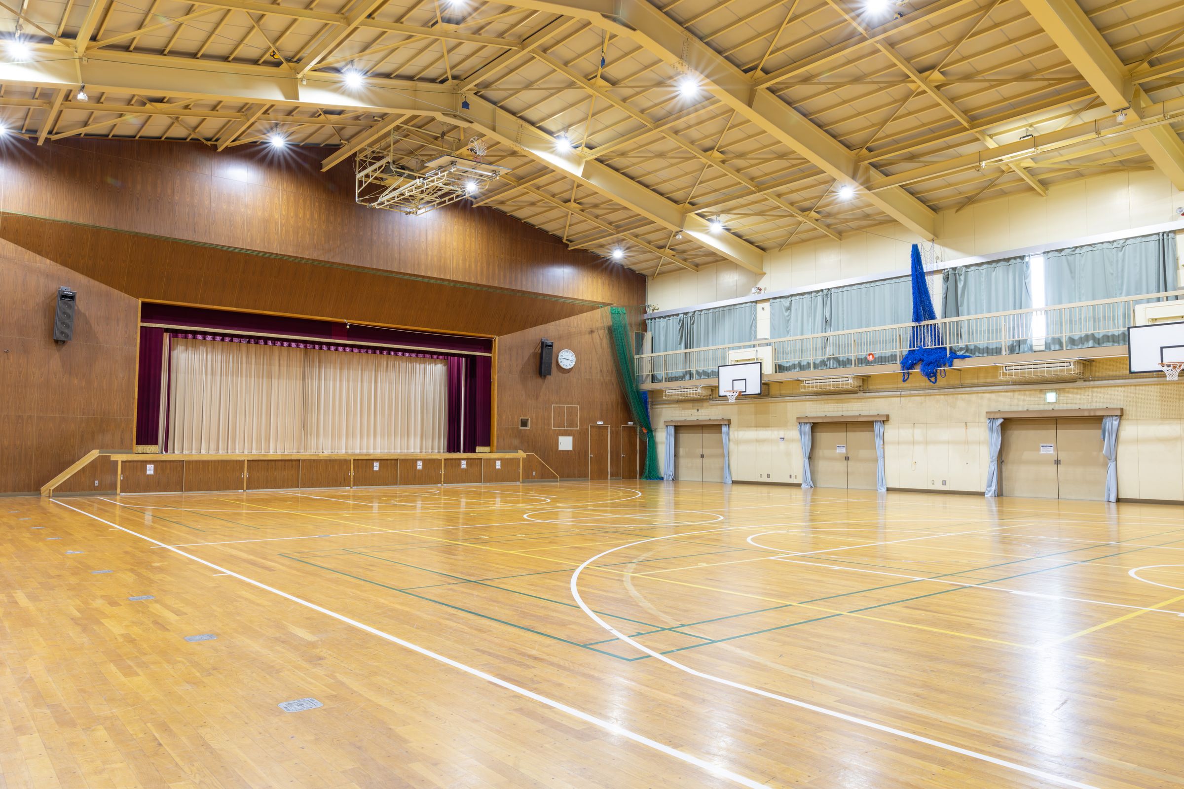 体育館の内観