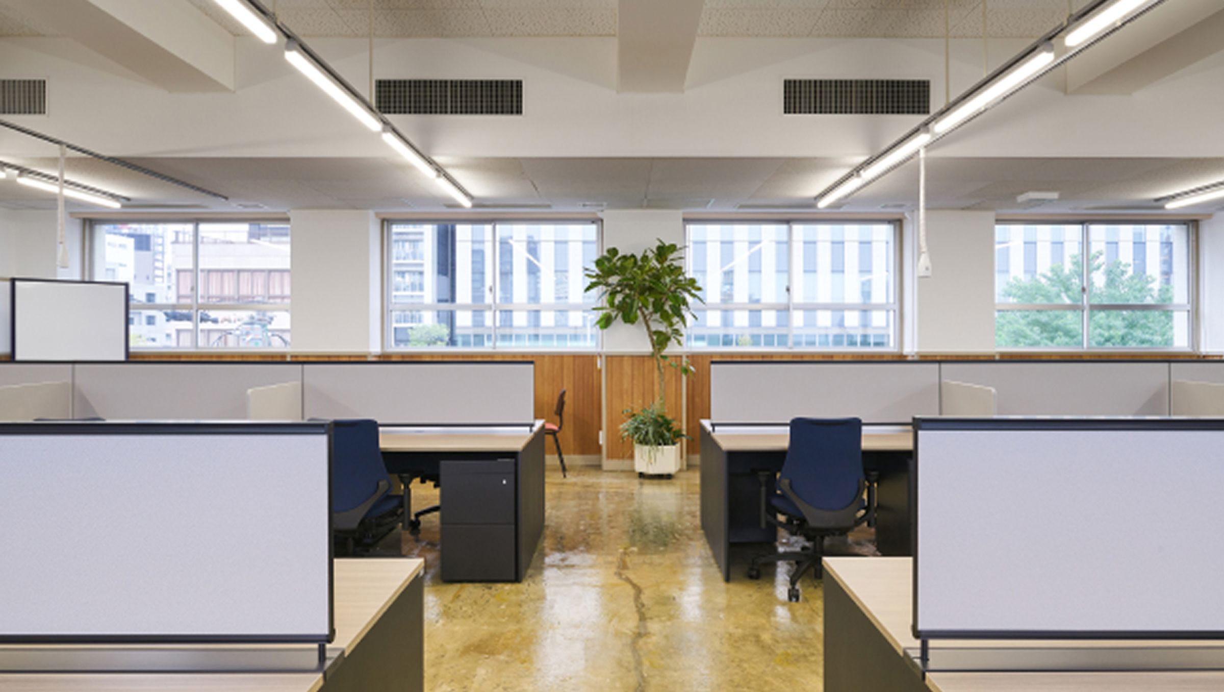 シェアオフィスの内観