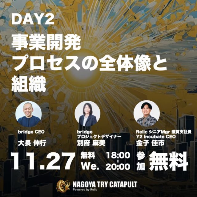 事業開発プロセスの全体像と組織